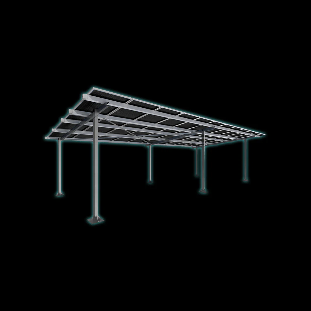 Pole Type Carport Structure