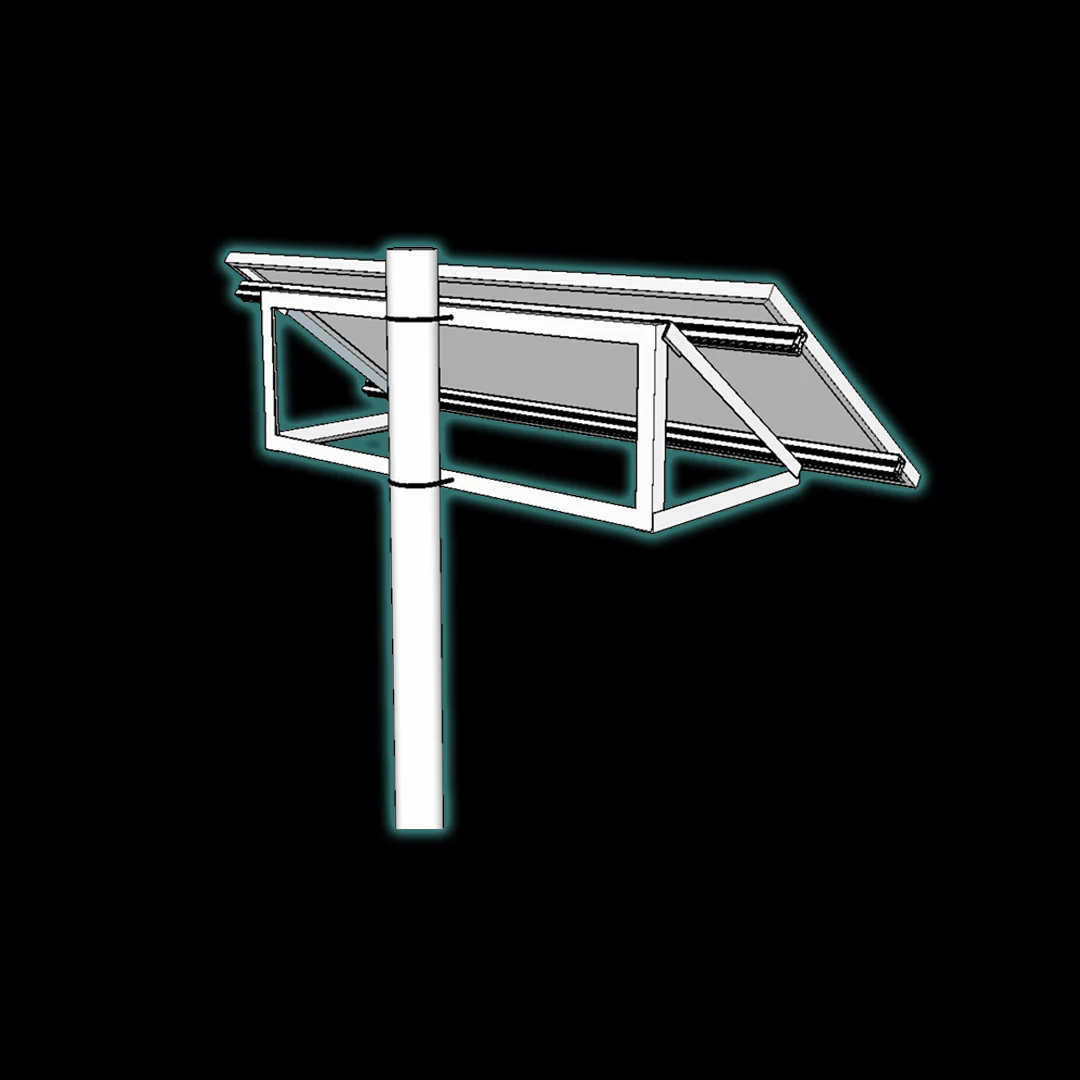 Single Pole Mount - Solar Structure - Image 2